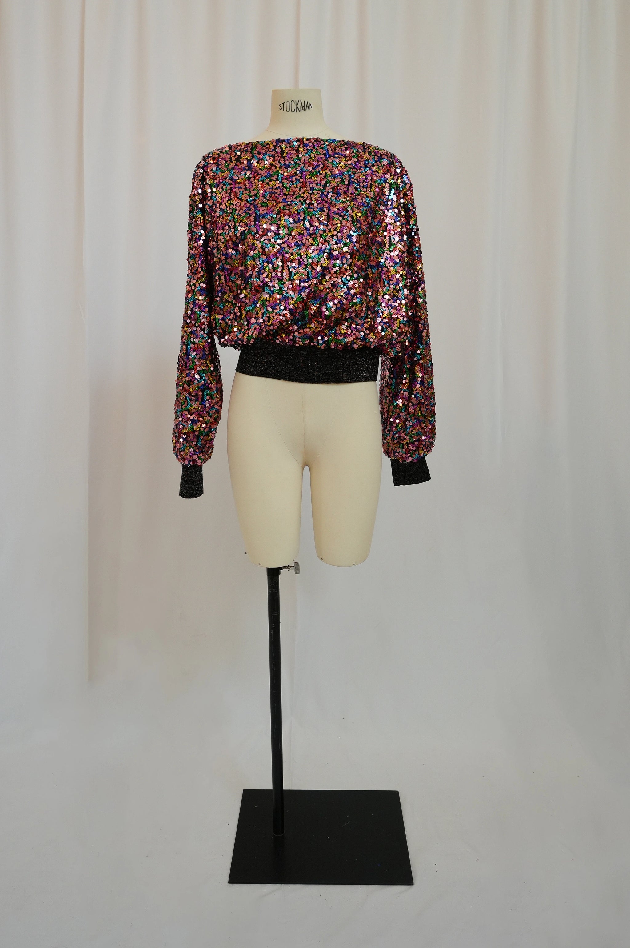 Sweat sequin multicouleur  T38 n°755 - Vente Prototype