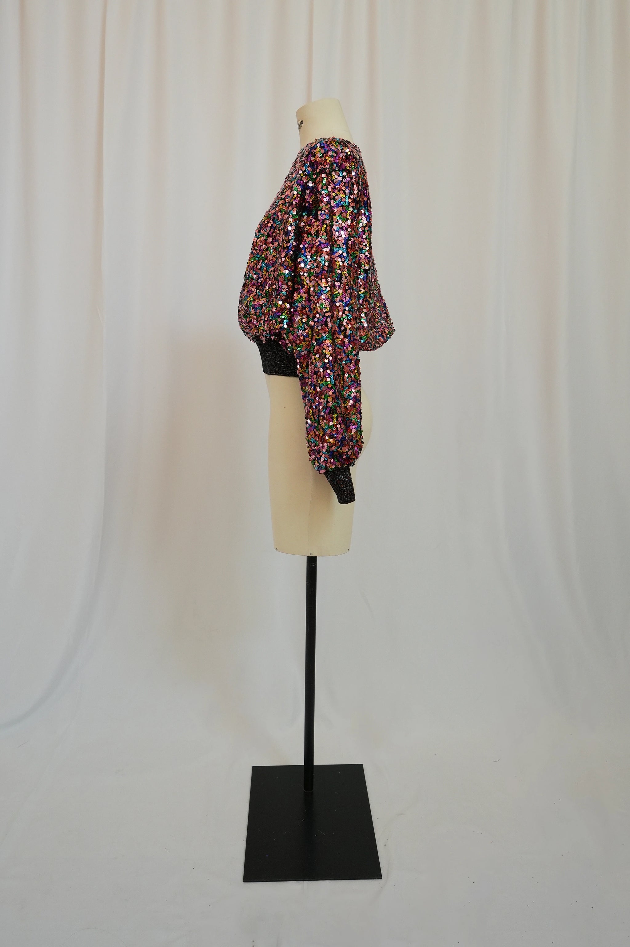 Sweat sequin multicouleur  T38 n°755 - Vente Prototype