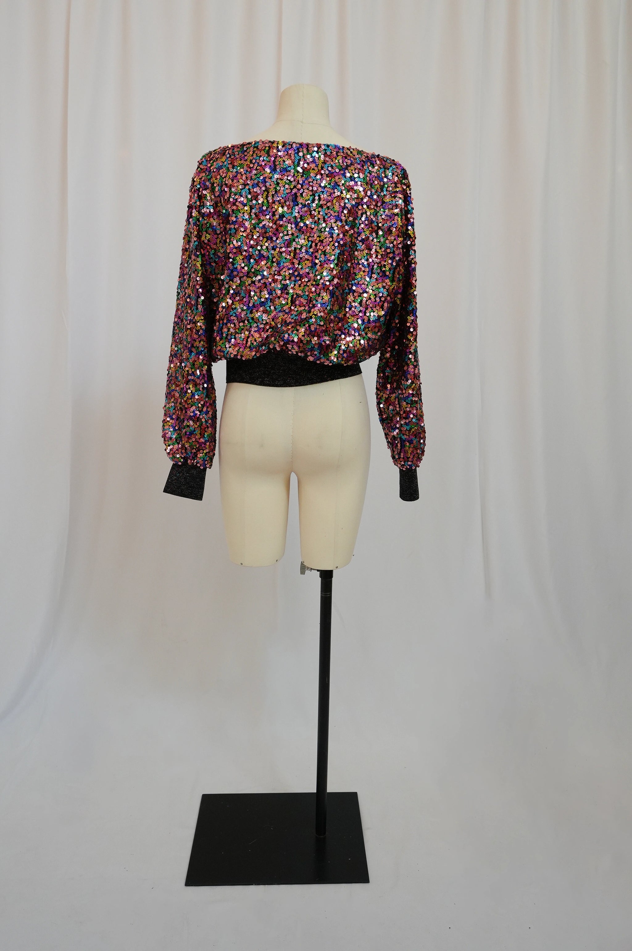 Sweat sequin multicouleur  T38 n°755 - Vente Prototype