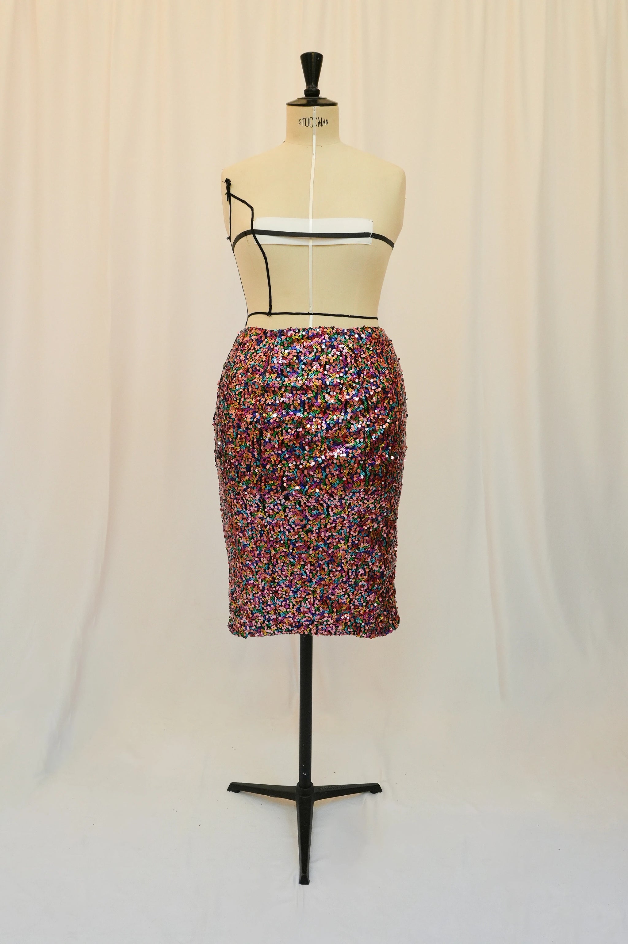 Jupe Affranchie multi couleur T42 n°766 - Vente Prototype