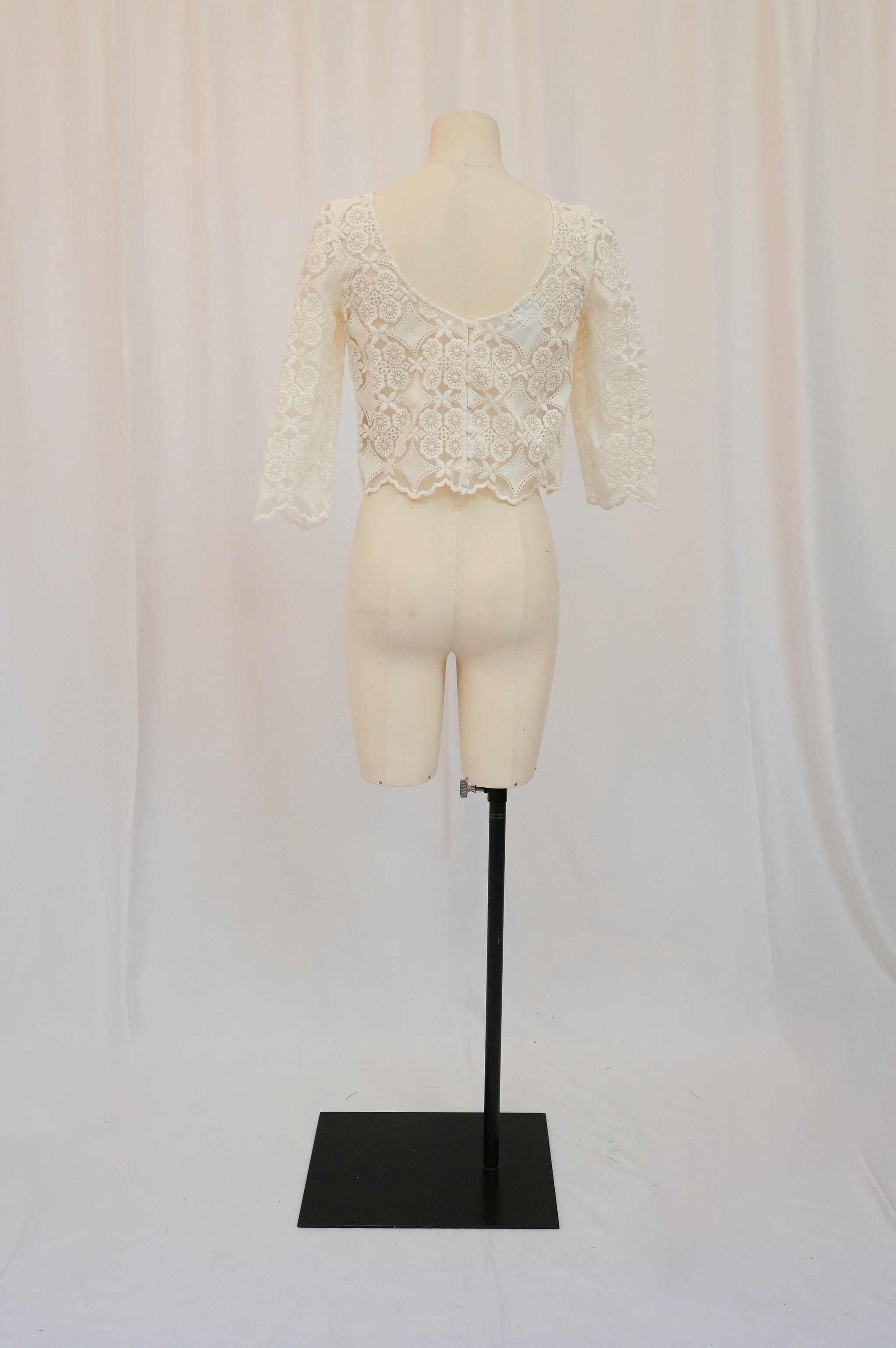 Blouse dentelle T36 n°720- Vente Prototype