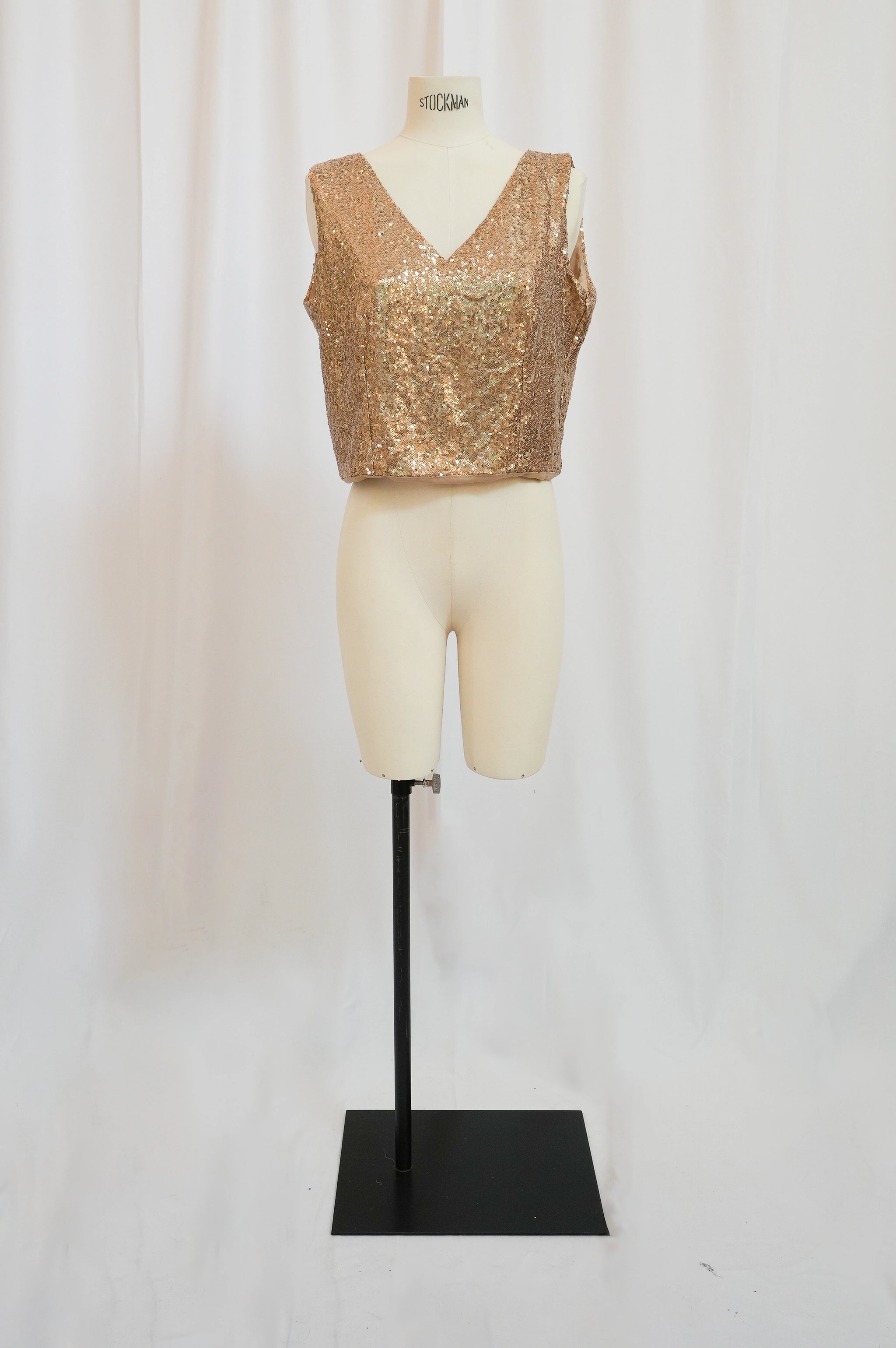 Top sequin doré T42 n°820 - Vente Prototype