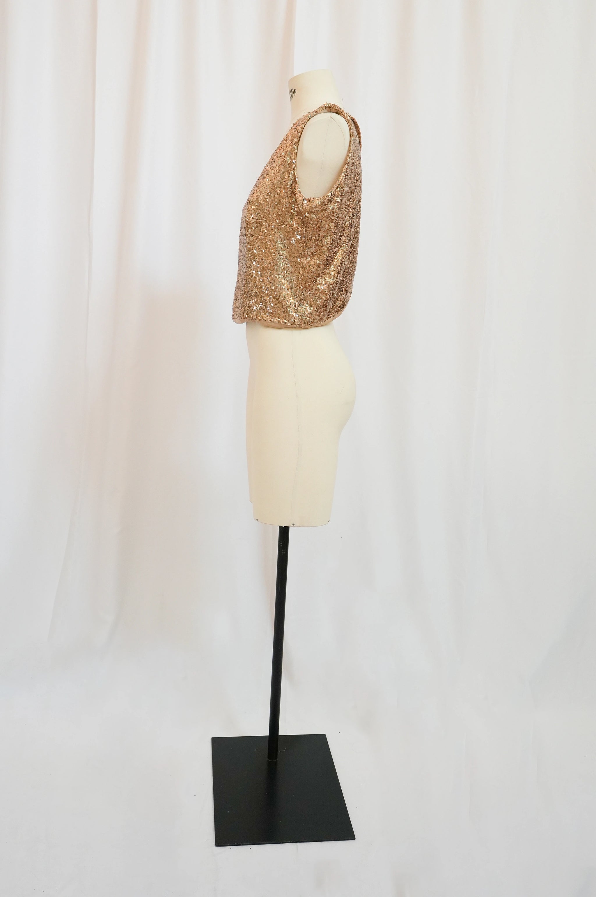 Top sequin doré T42 n°820 - Vente Prototype