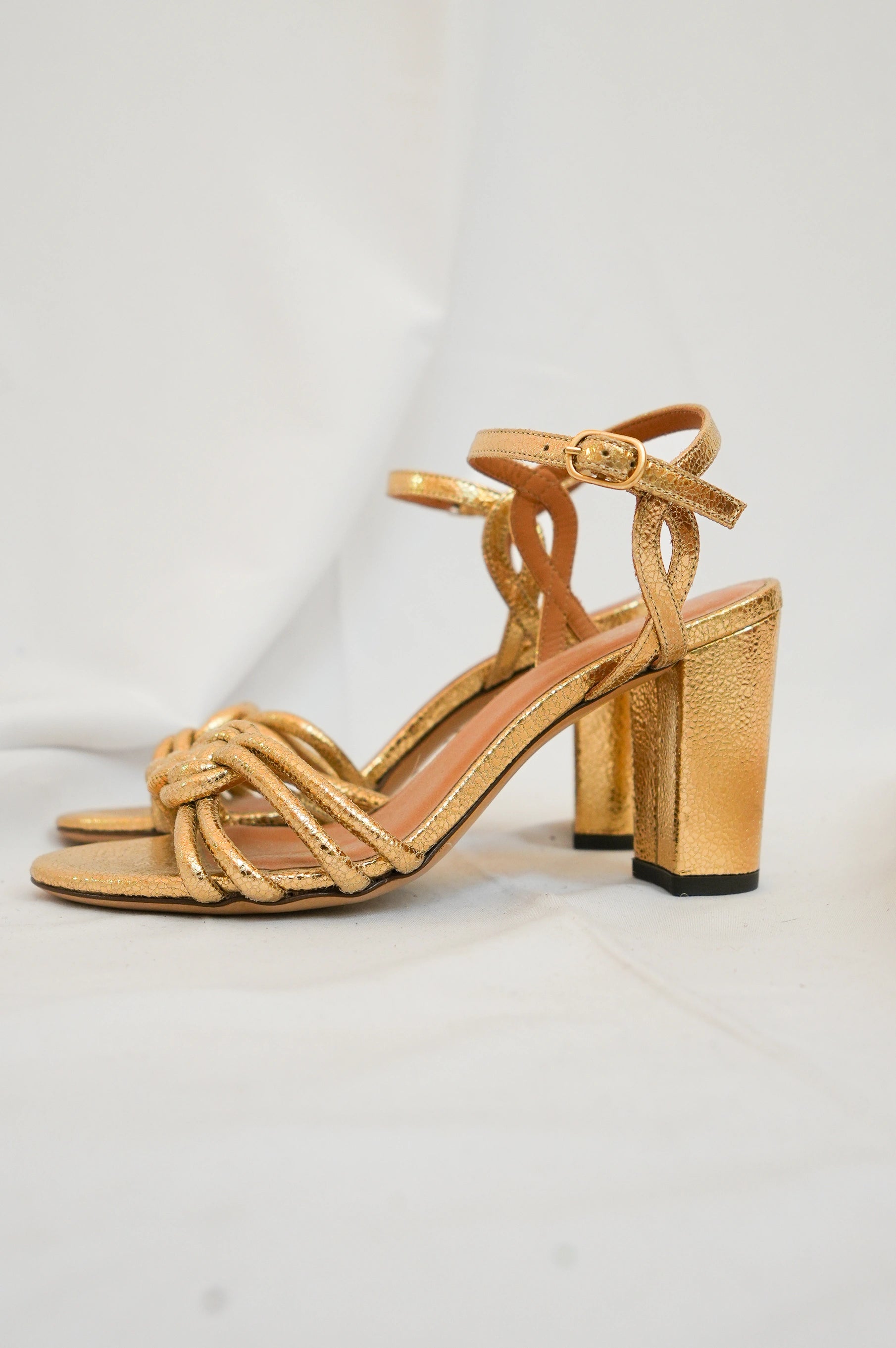 Sandales Or N°191 Rivecour T36 - Vente Prototype