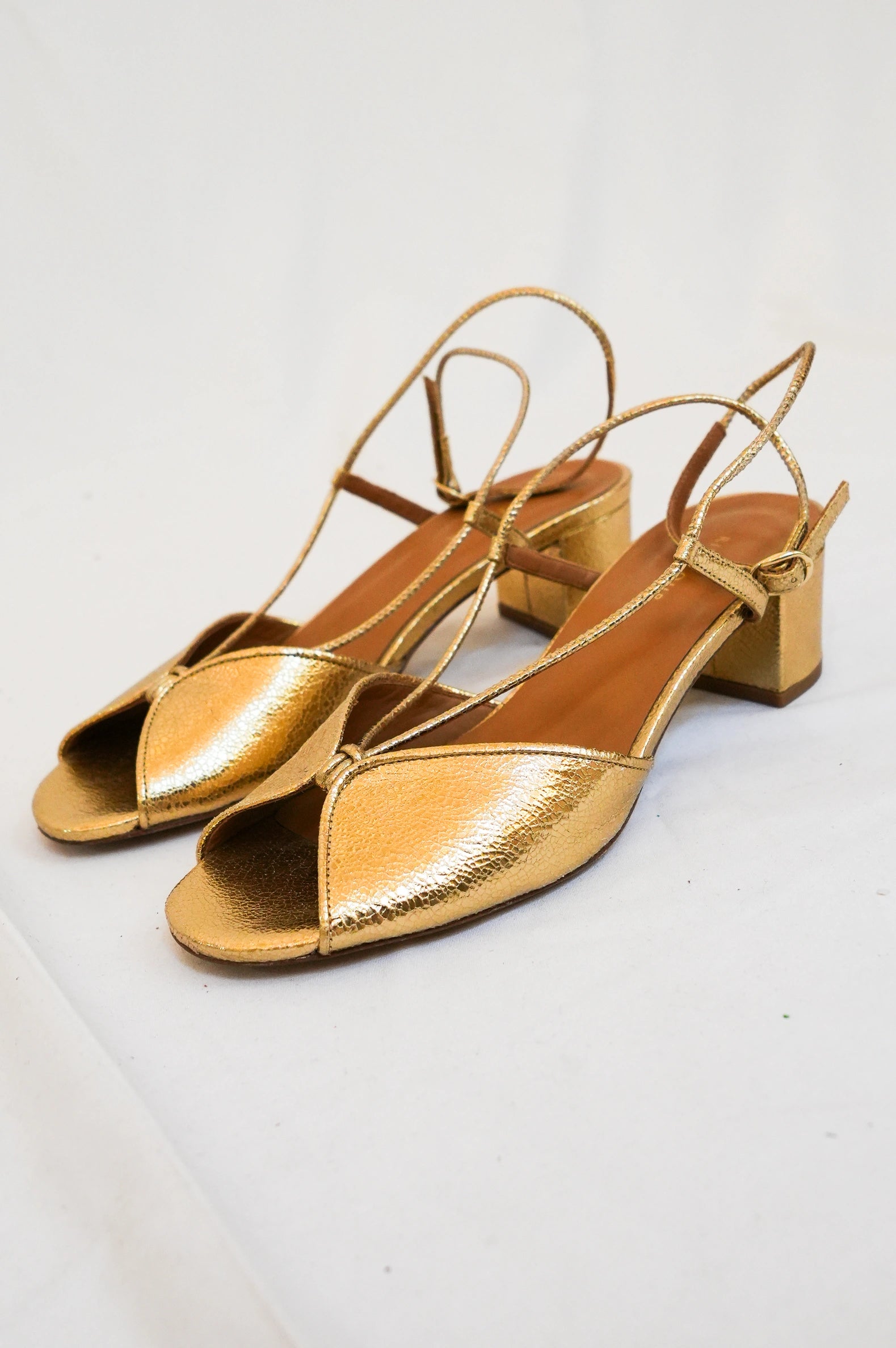 Sandales Dorées N°448 Rivecour T39 - Vente Prototype