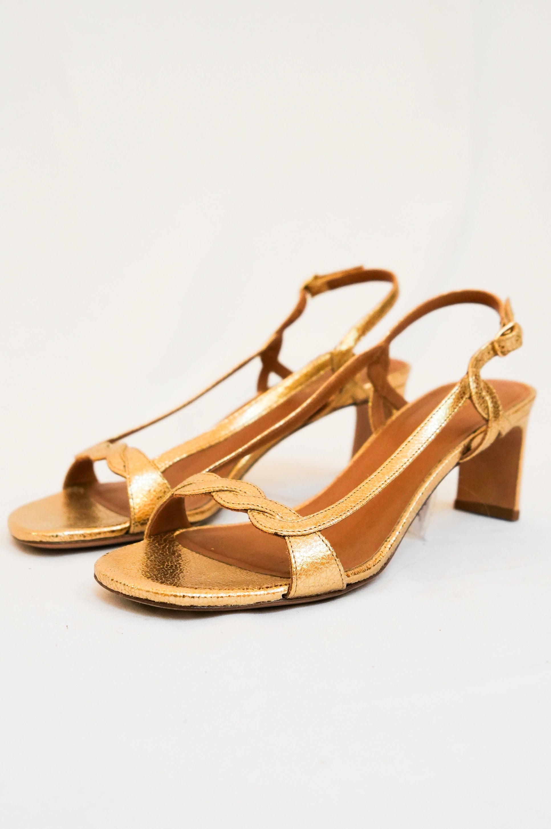 Sandales Dorées N°599 Rivecour T40 - Vente Prototype