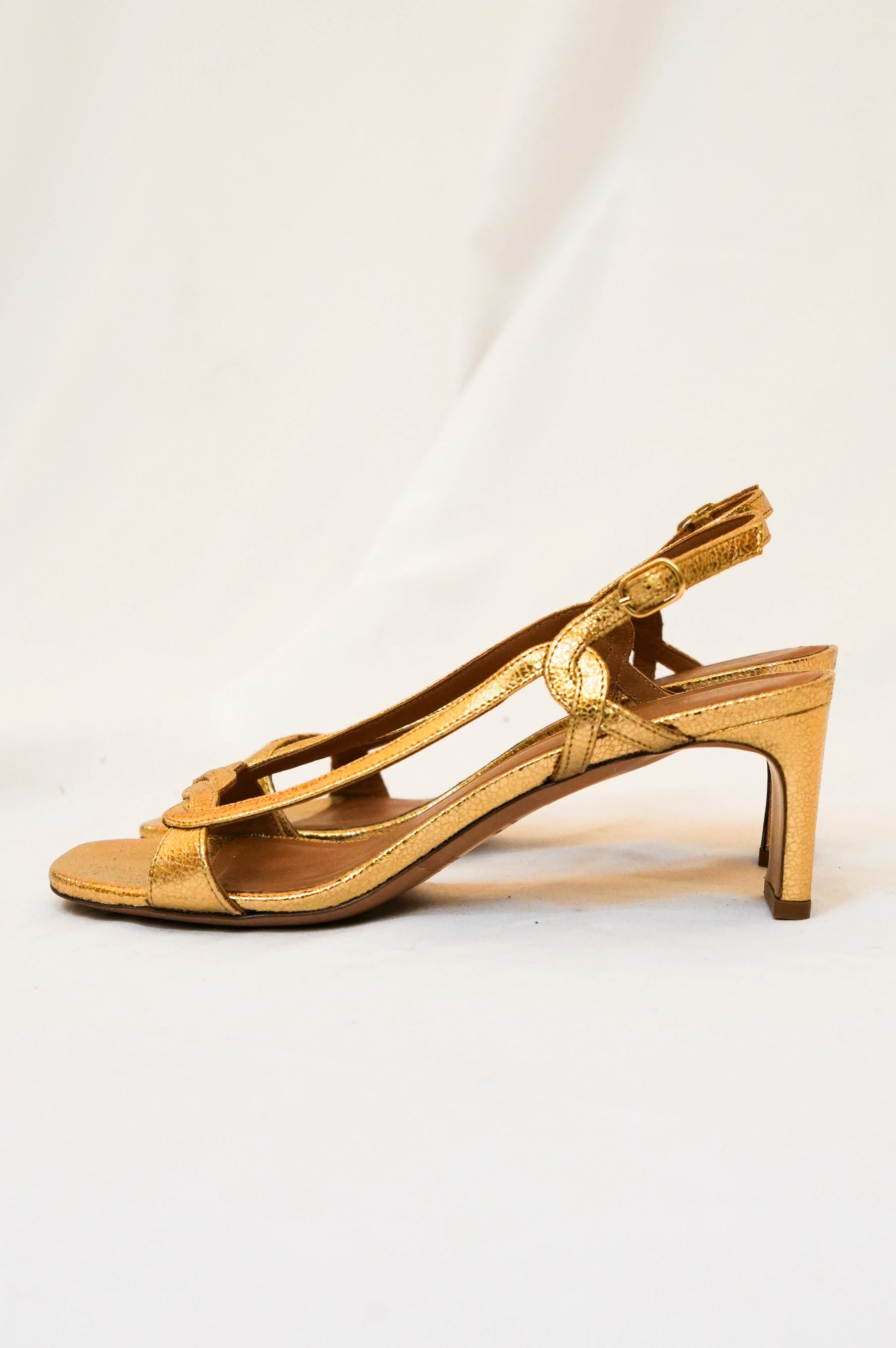 Sandales Dorées N°599 Rivecour T40 - Vente Prototype
