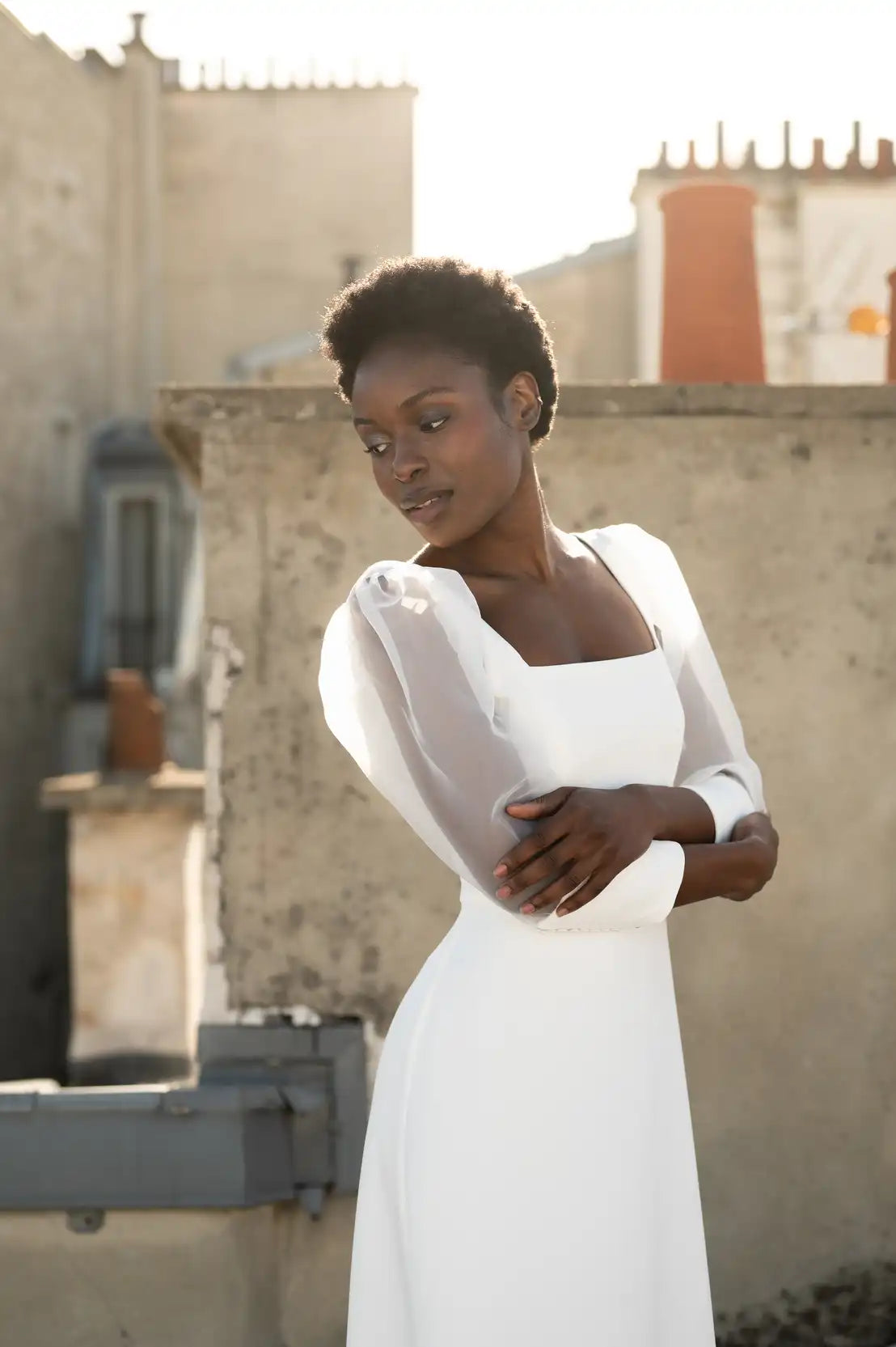 La Mystérieuse avec manches