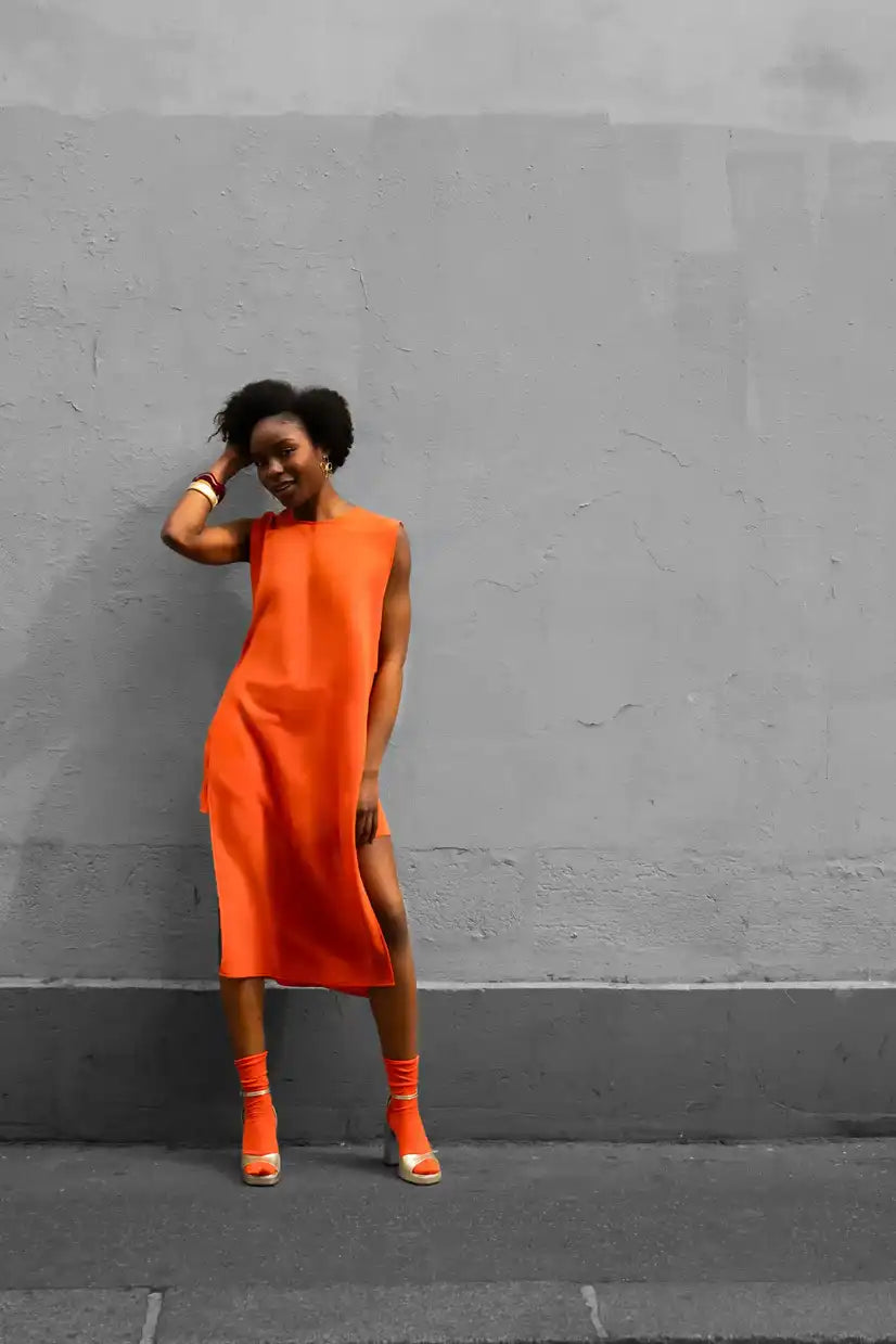 Short L'Instinctive - Couleur - Crêpe de polyester