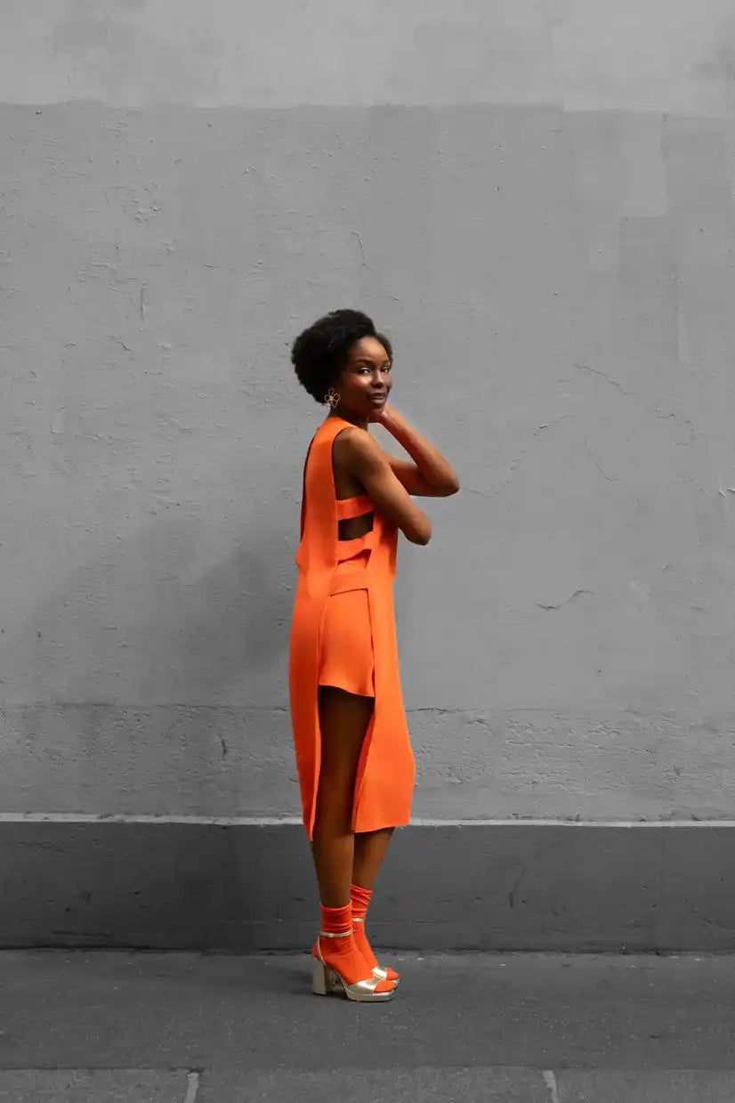 Short L'Instinctive - Couleur - Crêpe de polyester