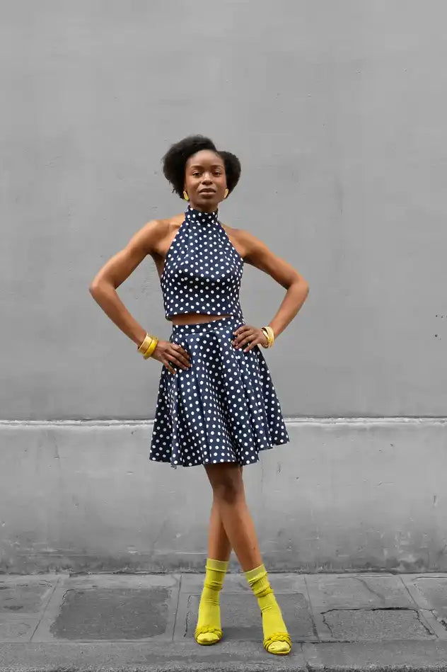 Jupe La Futée - Couleur - à pois