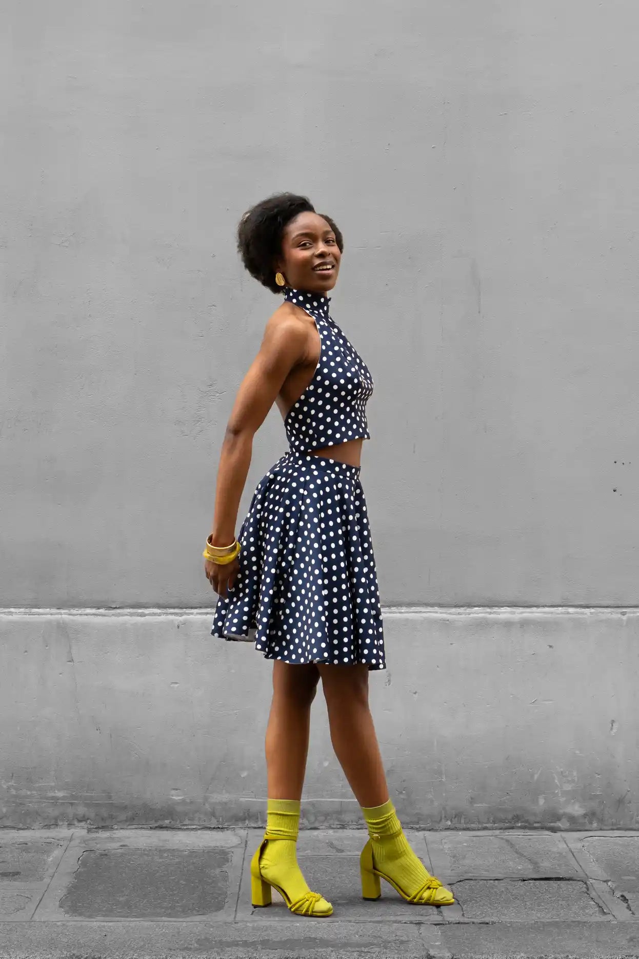 Jupe La Futée - Couleur - à pois