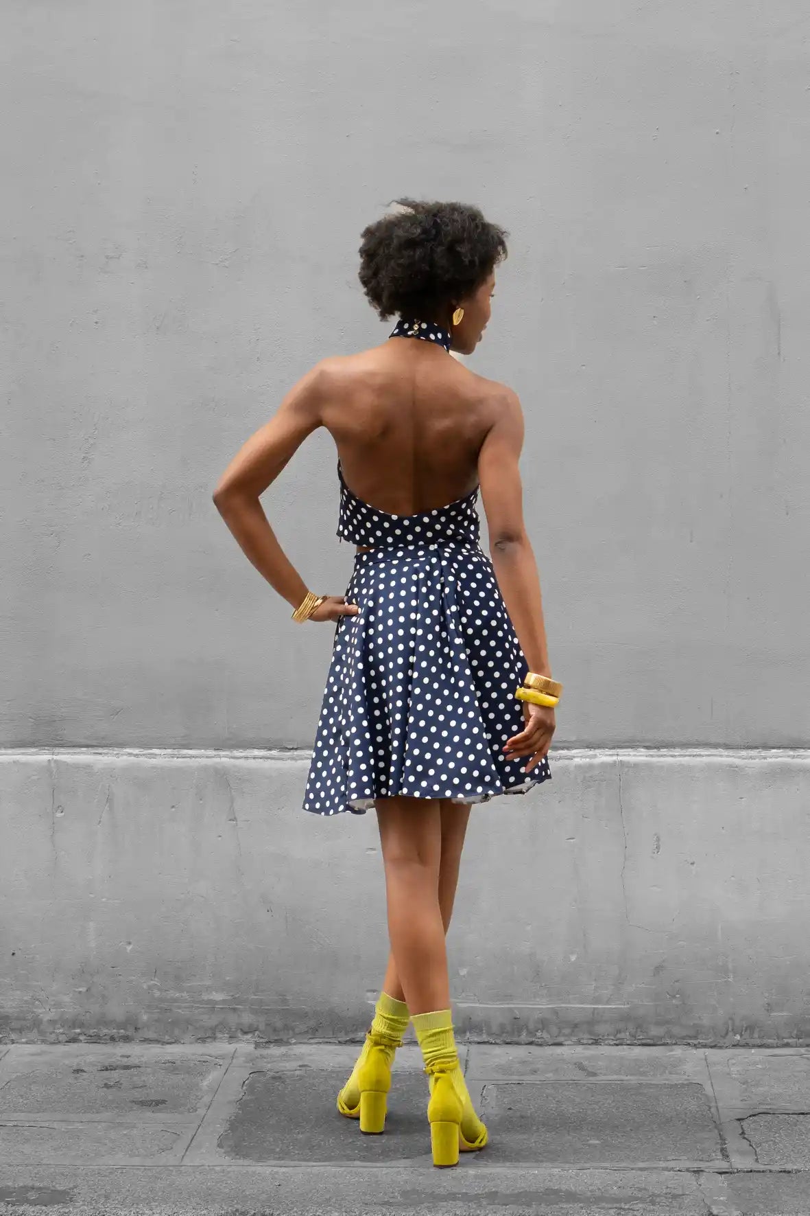 Jupe La Futée - Couleur - à pois