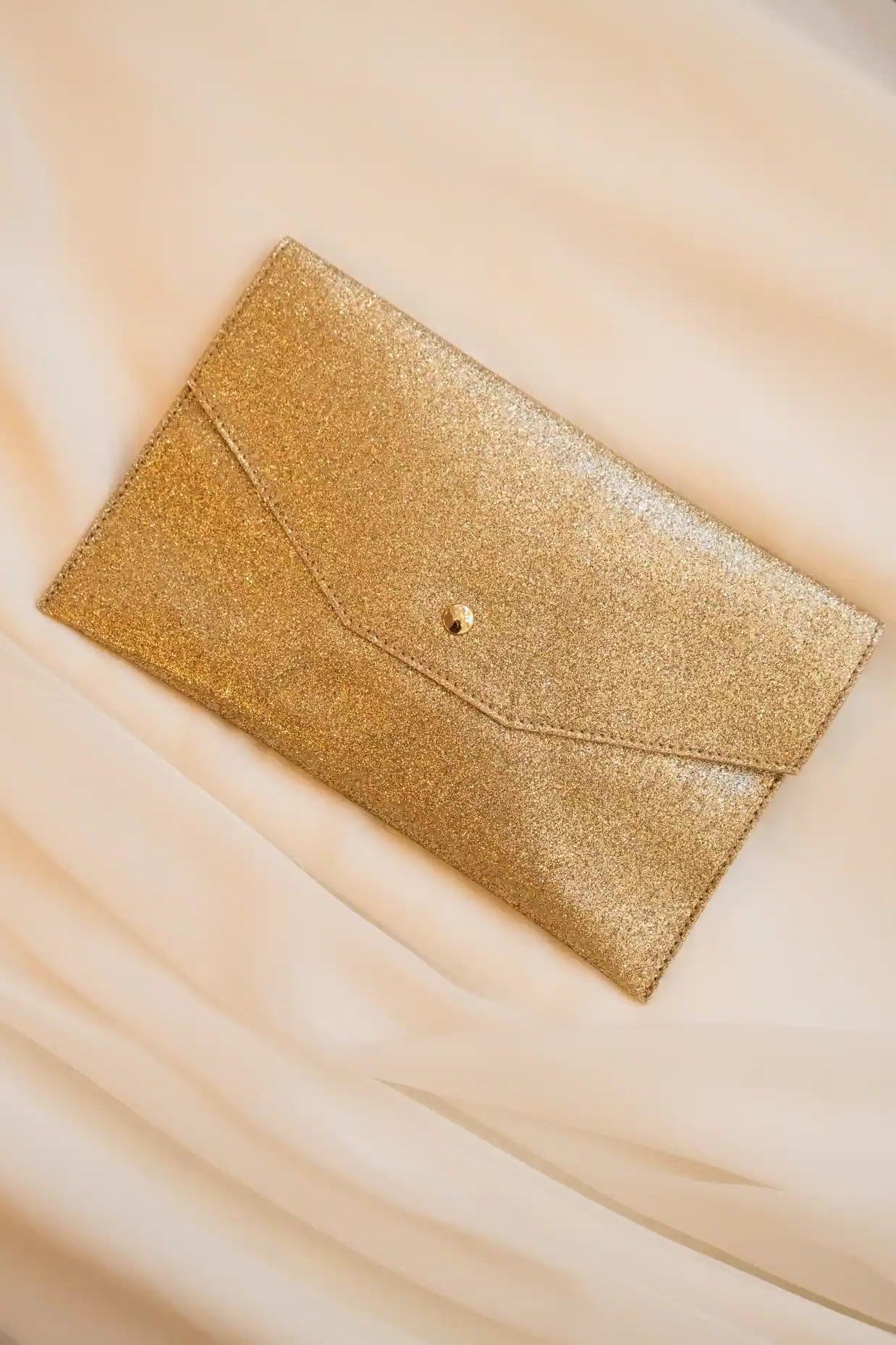 Pochette paillettes dorées L - Vente Prototype