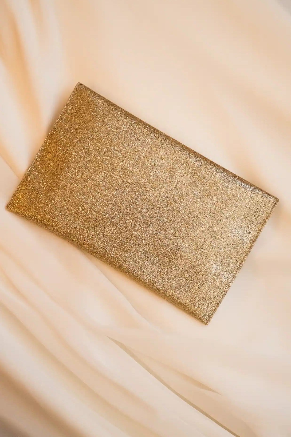 Pochette paillettes dorées L - Vente Prototype