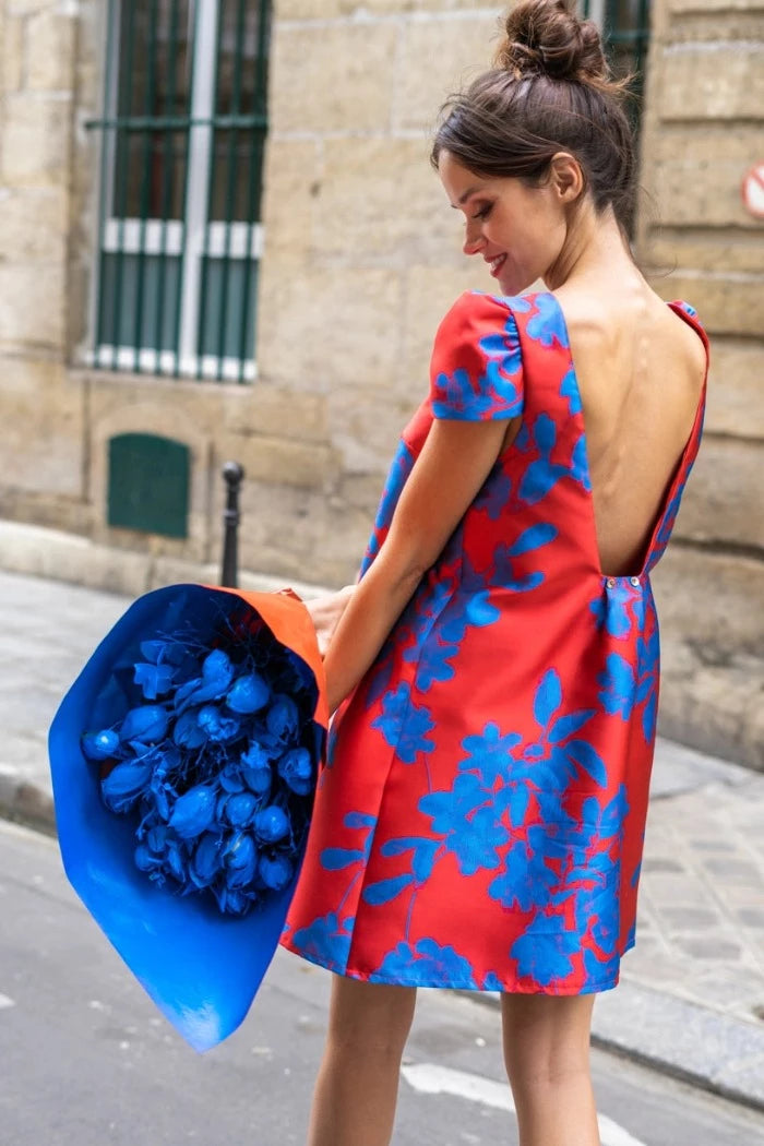 Robe en jacquard hotsell