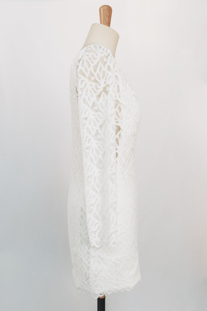 Two-part lace dress - Second Hand - T36 