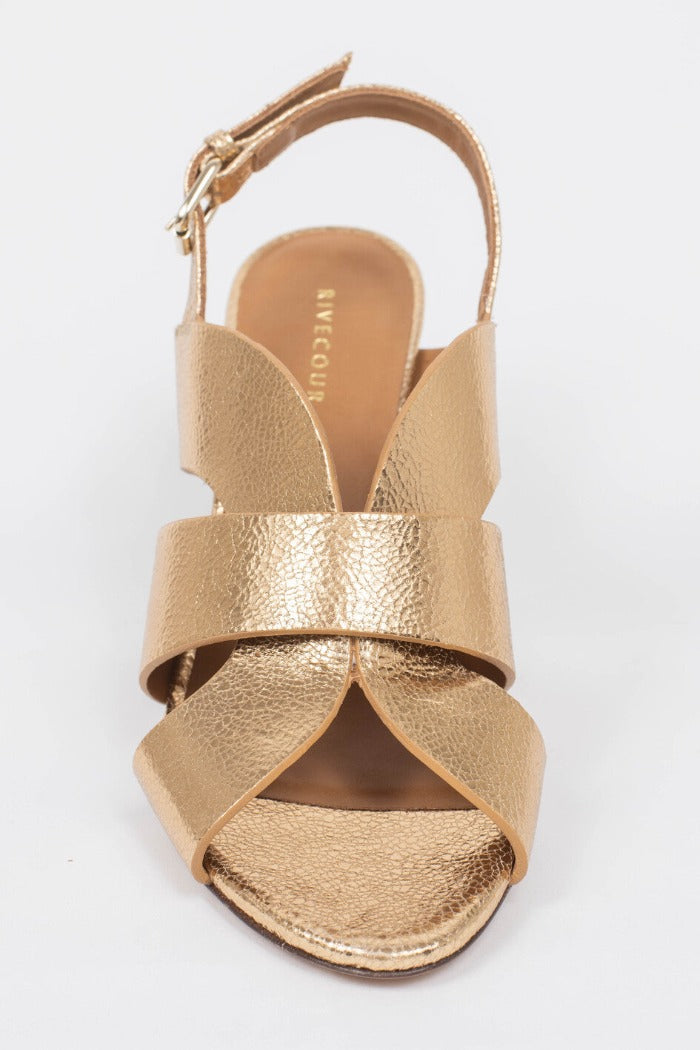 N°55 Rivecour Gold Sandals 