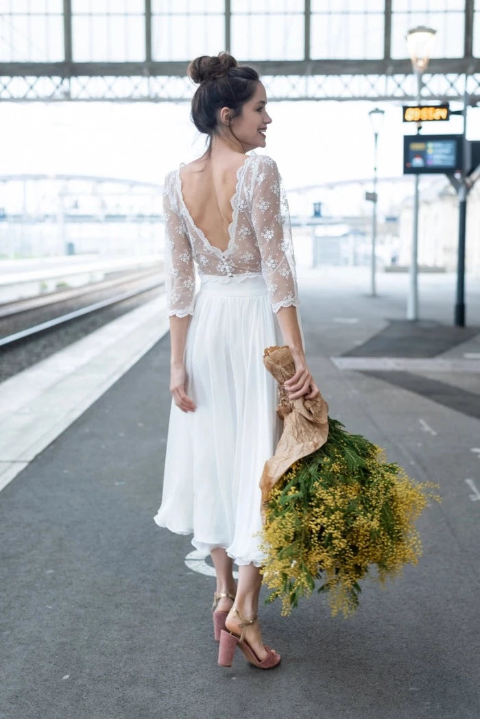 Ensemble de mariée civile La Séductrice