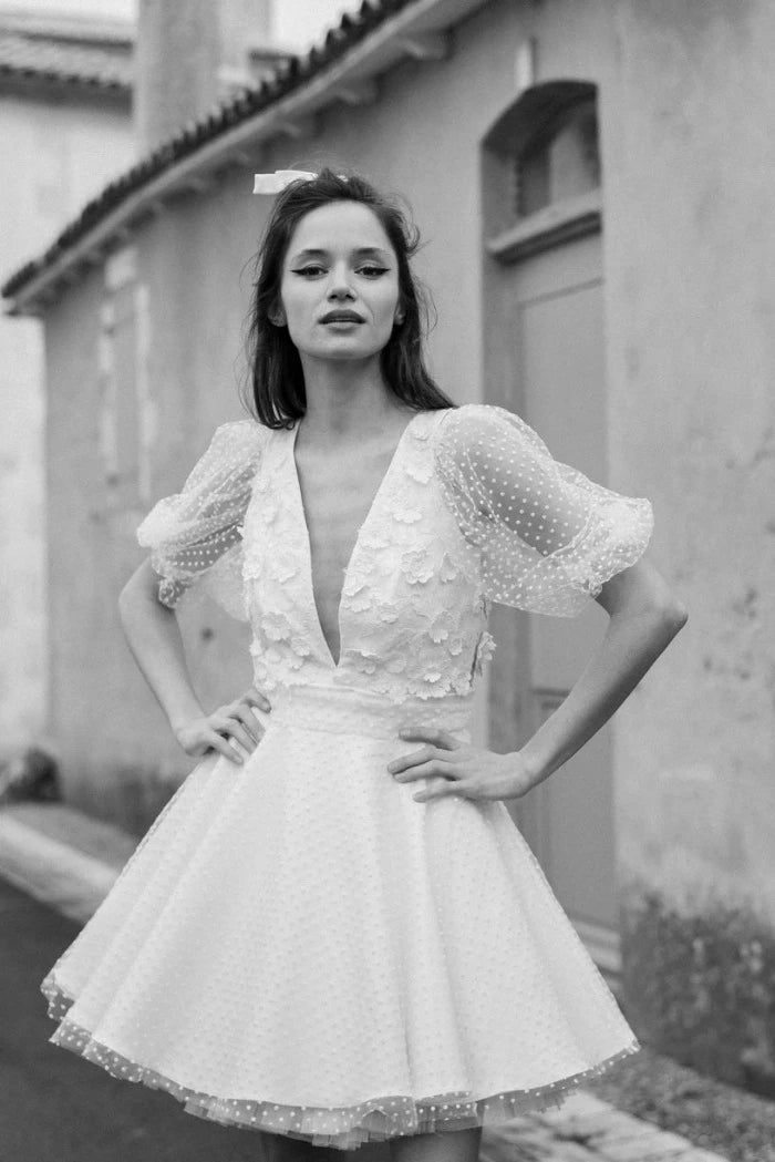 Robe de mariée civile courte La Renversante