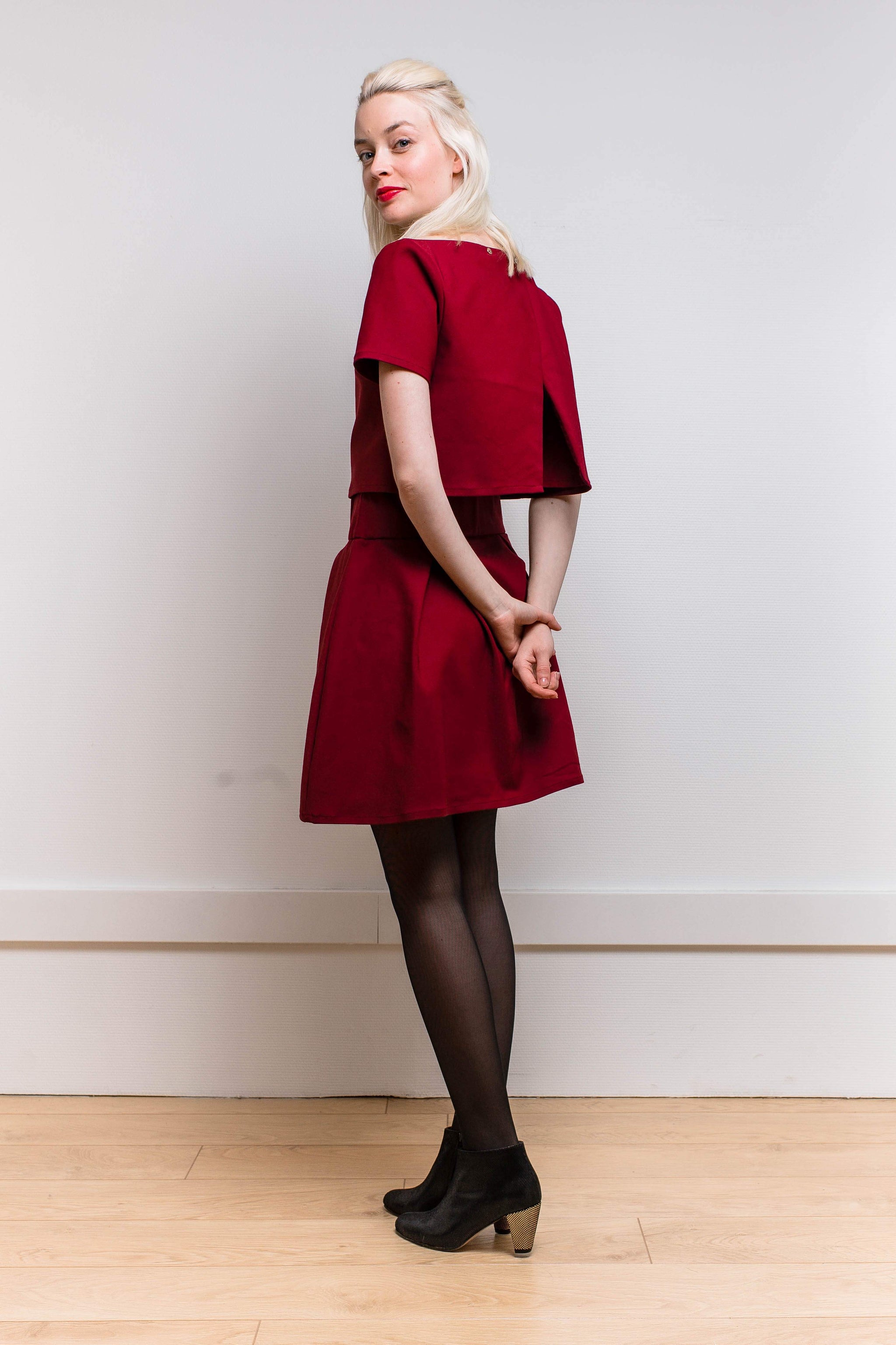 La Jupe de L'Intrépide Bordeaux-L'AMUSÉE-ensemble jupe,jupe,jupe courte,robe courte,taille haute,été 2018