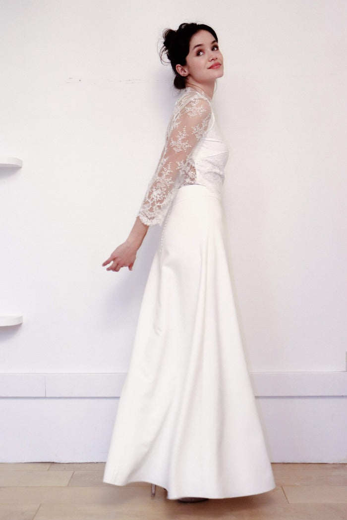 Avec Top Mariee Top De Mariée Dentelle De Calais La Rayonnante